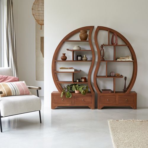 Bibliothèque contemporaine - YING YANG - Tikamoon - contract / pour hôtel / pour salle de séjour