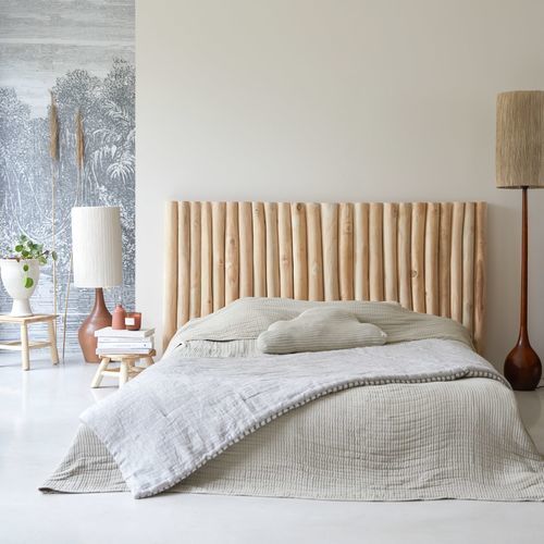 Tête de lit pour lit double - RIVER - Tikamoon - contemporaine / en teck / en bois massif