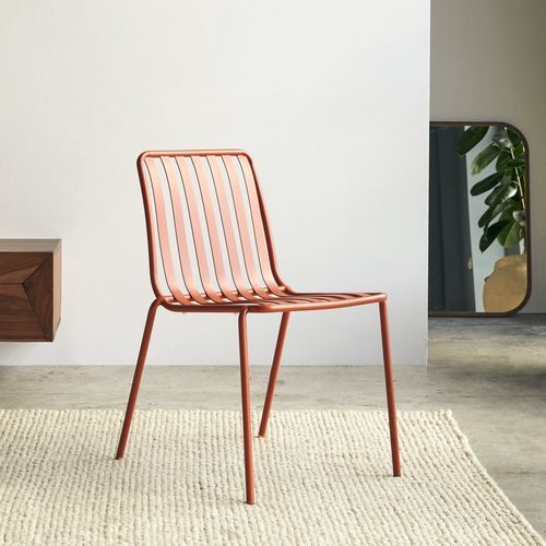 Chaise de restaurant contemporaine - Gaby - Tikamoon - d'intérieur / d'extérieur / en métal peint
