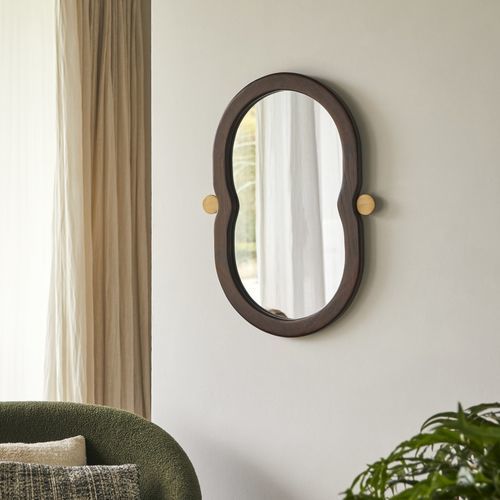 Miroir mural - AGATE - Tikamoon - suspendu / professionnel / design organique