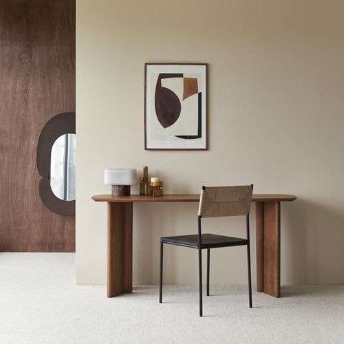 Bureau poste de travail - SUZANNE - Tikamoon - sur pied / contemporain / en acacia