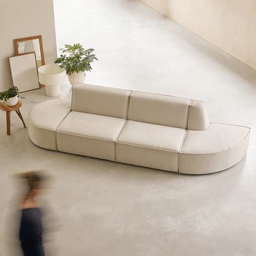 Canapé modulable - DARIO - Tikamoon - moderne / de salon / en tissu