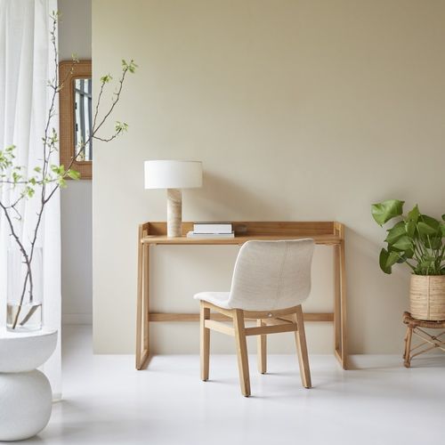 Bureau sur pied - PHILIP - Tikamoon - contemporain / en bois massif / en teck