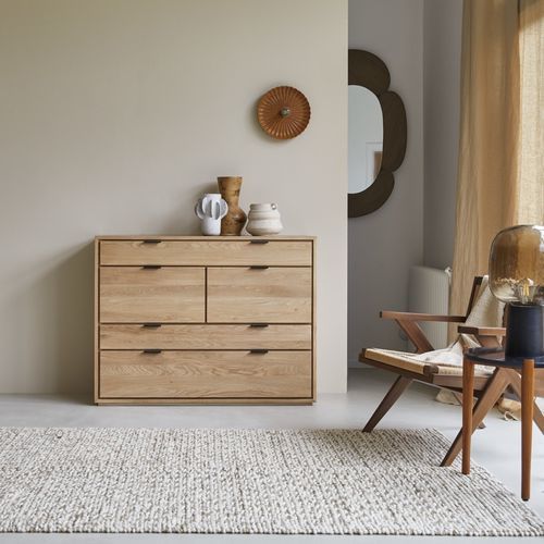Commode design scandinave - SENSON - Tikamoon - en bois huilé / en chêne / avec rangement