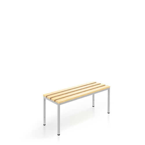 Banc de vestiaire contemporain - 1311-000010-1002526 - Lockeel - en matière plastique / bois / sans accoudoirs