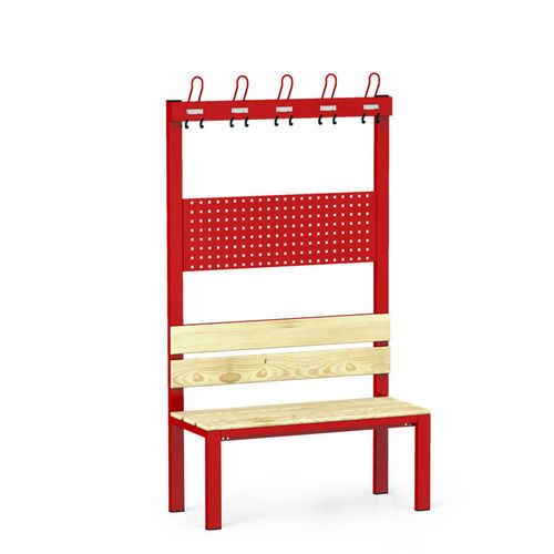 Banc de vestiaire contemporain - 1332-000020-1002426_V.552 - Lockeel - en plastique / en acier / en bois