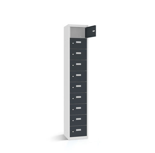Casier en acier - 2161-011000-0431112_V.489 - Lockeel - en tôle d'acier / en acier à revêtement par poudre / standard