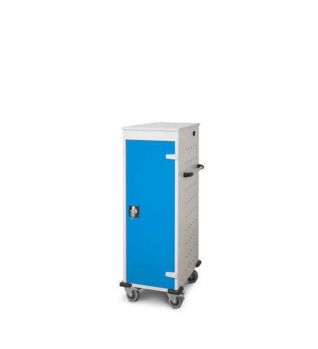 Chariot de recharge pour ordinateur portable - 2622-011001-0535812_V.129 - Lockeel - en acier à revêtement par poudre / pour le secteur de l'éducation / couleur personnalisable
