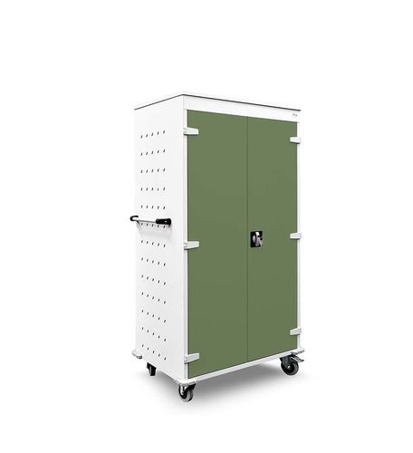 Chariot de recharge pour ordinateur portable - 2622-021301-0925812_V.129 - Lockeel - en acier à revêtement par poudre / couleur personnalisable / pour le secteur de l'éducation