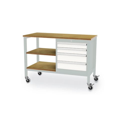 Établi en acier électrosoudé - 3151-CL604MKW13_V.1440 - Lockeel - en acier / en aluminium / en contreplaqué