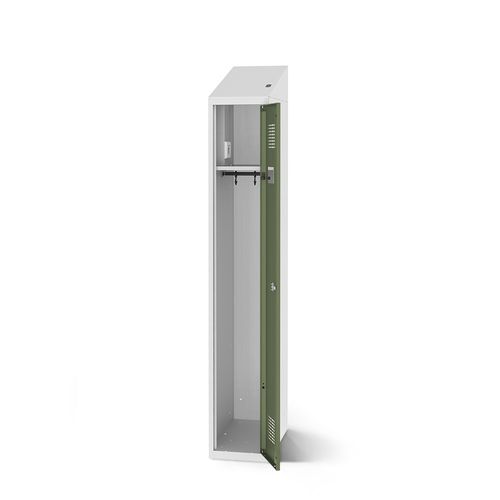 Casier vestiaire en acier à revêtement par poudre - 1180-010100-0301112_V.451 - Lockeel - à clé / professionnel / pour établissement public