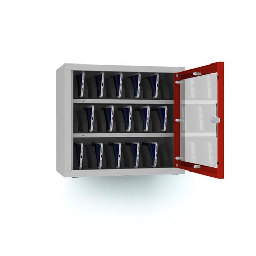 Casier de rangement en acier - 2151-013000-0451135_V.459 - Lockeel - en tôle d'acier / en acier à revêtement par poudre / à clé