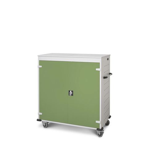 Chariot de recharge pour ordinateur portable - 2622-031001-1315812_V.134 - Lockeel - en acier à revêtement par poudre / d'intérieur / avec connexion Wi-Fi