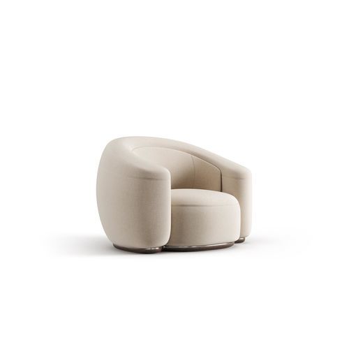 Fauteuil contemporain - FROG - Bablanc - en mousse de polyuréthane / en tissu / haut de gamme