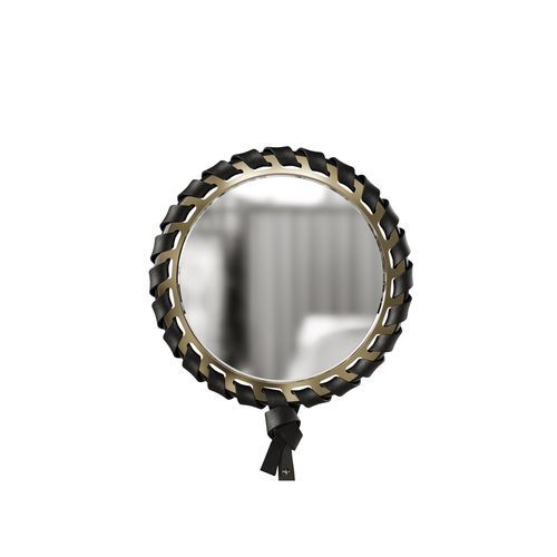 Miroir mural - CROWN - Bablanc - pour hôtel / contemporain / rond