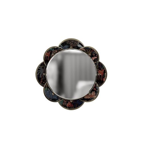 Miroir mural - PETALE - Bablanc - pour hôtel / contemporain / circulaire