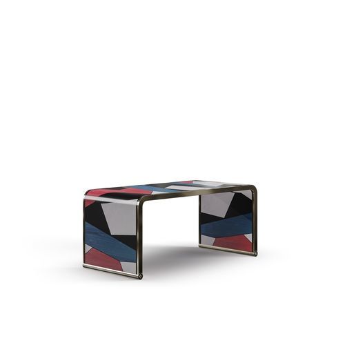 Bureau sur pied - SNALL - Bablanc - contemporain / droit / rouge