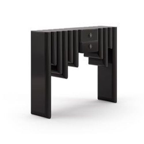 Console contemporaine - THIERRY - Bablanc - en laiton / avec piètement en laiton / sculpturale