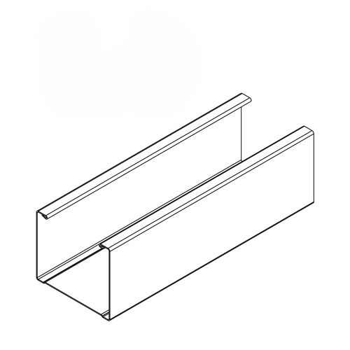 Profilé en métal - UNI - Vertebra - en C / pour façade / pour porte