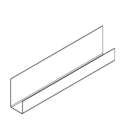 Profilé en métal - PERIMETER - Vertebra - en U / pour façade / pour porte