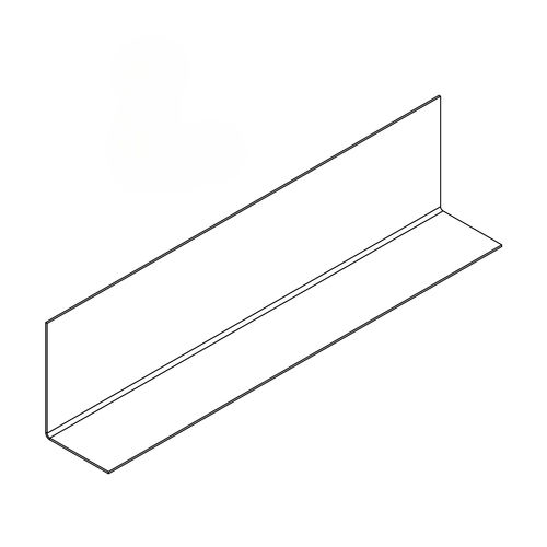 Profilé en métal - PERIMETRALE - Vertebra - en L / pour façade / pour porte