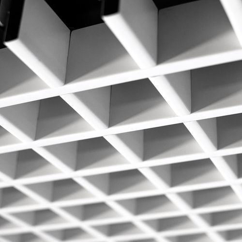 Faux-plafond en acier galvanisé - Vertebra - en aluminium / en dalles / pour intérieur