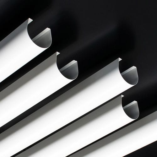 Faux plafond en acier galvanisé - T50 - Vertebra - aluminium / en lames / d'intérieur