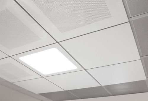 Faux-plafond en acier - VERT VISIO - Vertebra - aluminium / en panneaux / d'intérieur