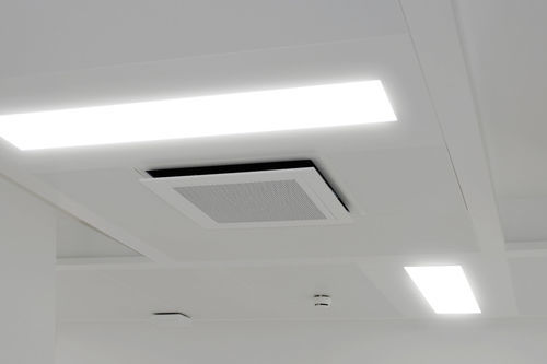 Faux-plafond en acier - VERT Z CORRIDOR - Vertebra - aluminium / en panneaux / pour bureau