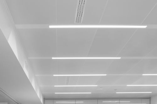 Faux-plafond en acier - VERT BANDRASTER - Vertebra - en acier galvanisé / en aluminium / en dalles