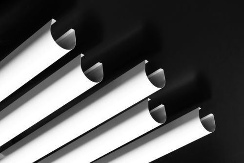 Faux plafond en acier galvanisé - T50 - Vertebra - aluminium / en lames / d'intérieur