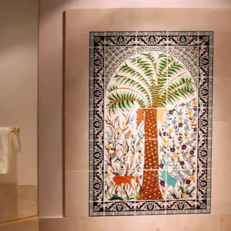 Carrelage en céramique - Palm - Balian Armenian Ceramics - brillant / d'intérieur / extérieur