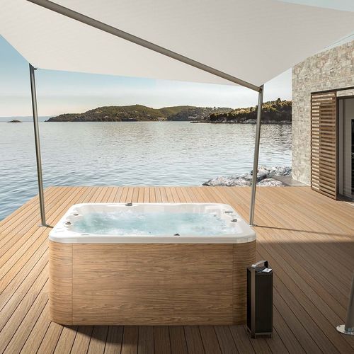Spa hors-sol - PRIVÈ 405 - Albatros - carré / 5 places / en polyuréthane