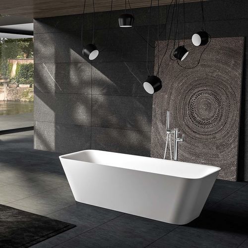 Baignoire en îlot - TALIMA F - Albatros - en Solid Surface / contemporaine / blanche