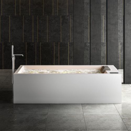 Baignoire intégrée - TARIM - Albatros - pour habitat / en Solid Surface / contemporaine