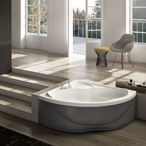 Baignoire d'angle - ETHOS 140 - Albatros - intégrée / pour habitat / à usage professionnel