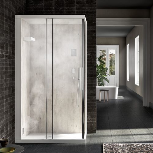 Cabine de douche à vapeur - SOREHA BOX - Albatros - multifonction / d'hydromassage / sensorielle
