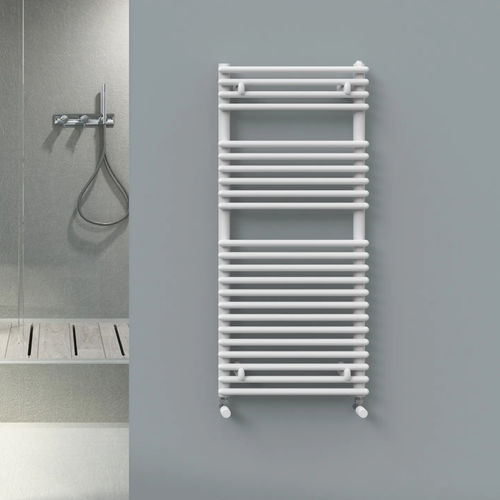 Sèche-serviettes à eau chaude - IRIDIO - Radiators - design minimaliste / en acier / blanc