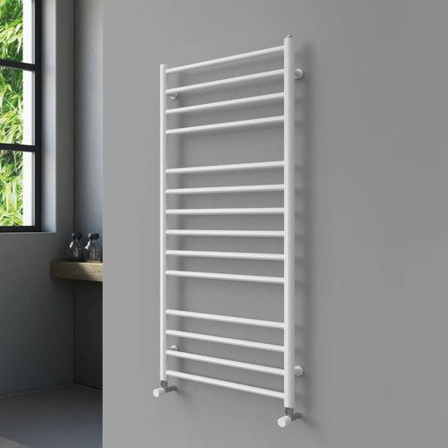 Sèche-serviettes à eau chaude - UNIQUE - Radiators - design minimaliste / en acier / gris
