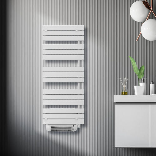 Sèche-serviettes électrique - AGATA E-FLOW - Radiators - contemporain / en acier / blanc