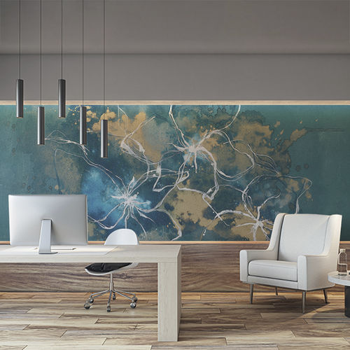 Lambris mural - COSTELLAZIONE FLOREALE  - IRIAL - en aluminium / mat / lisse