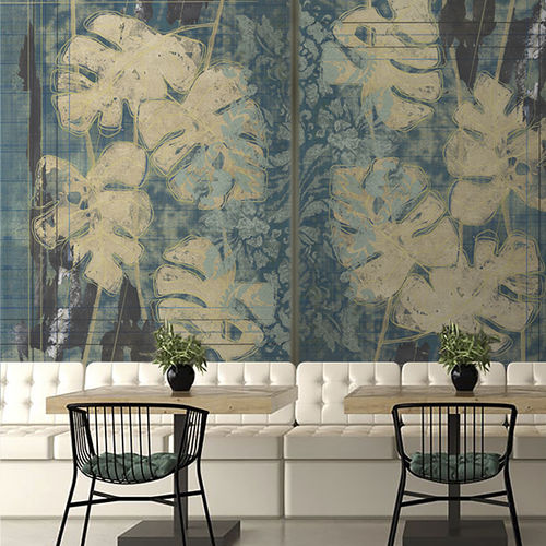 Lambris mural - FOGLIE D’ORO  - IRIAL - en aluminium / mat / lisse