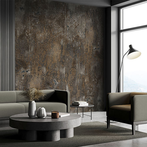 Lambris mural - TRAMA OSSIDIANA  - IRIAL - en aluminium / mat / lisse