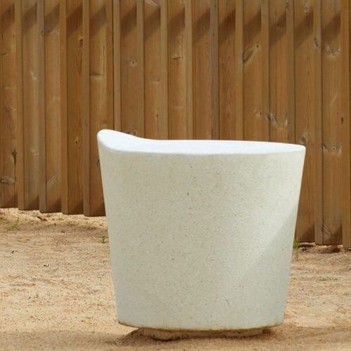 Tabouret contemporain - UTAR - RYM URBAN FURNITURE, S.L. - en béton / avec piètement en béton / lumineux