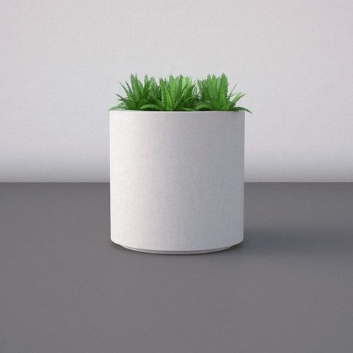 Jardinière en béton - NIZ series - RYM URBAN FURNITURE, S.L. - circulaire / étanche / résistante aux UV