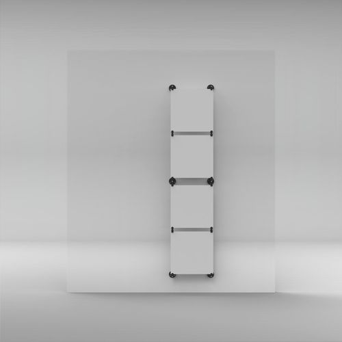Présentoir à carrelage mural - FLEXIWALL - ETALAGE - unilatéral / professionnel / argenté