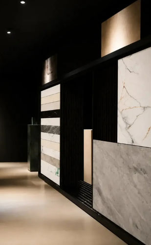 Présentoir à carrelage pour dalle - VERTICAL SLIDER - ETALAGE - pour dalles en pierre / pour échantillons / pour mosaïque