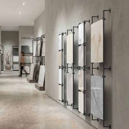 Présentoir à carrelage pour dalles en pierre - FLEXIWALL - ETALAGE - pour échantillons / pour mosaïque / pour exposition