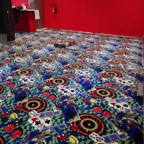 Moquette bouclée - ROULETTE 777 - Casino Carpets S.L. - en nylon / professionnelle / à motif géométrique