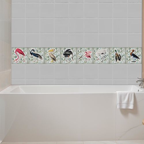 Carrelage en porcelaine - AUDUBON BIRDS - Tempera Art Design - mural / carré / 30x30 cm
